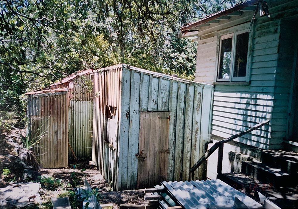 Shed at the back of 38 before restoration
