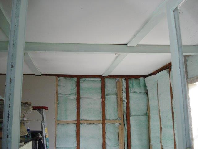 Bach 78 - new insulation in the walls